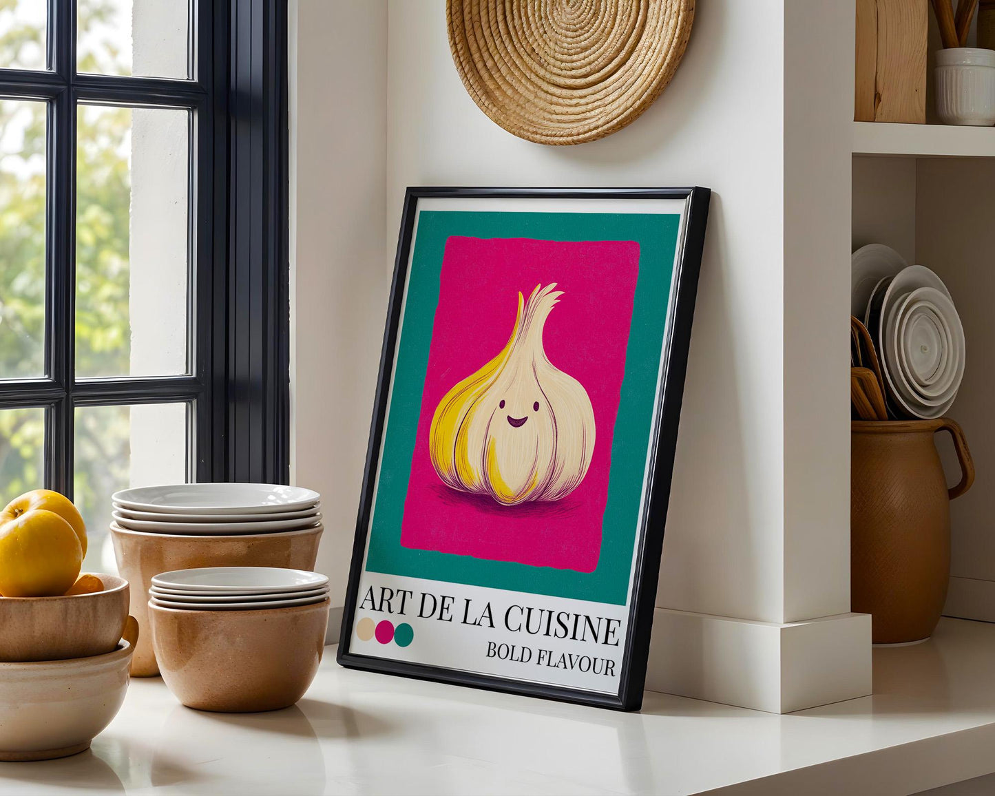 Kitchen Wall Art | Garlic Wall Art