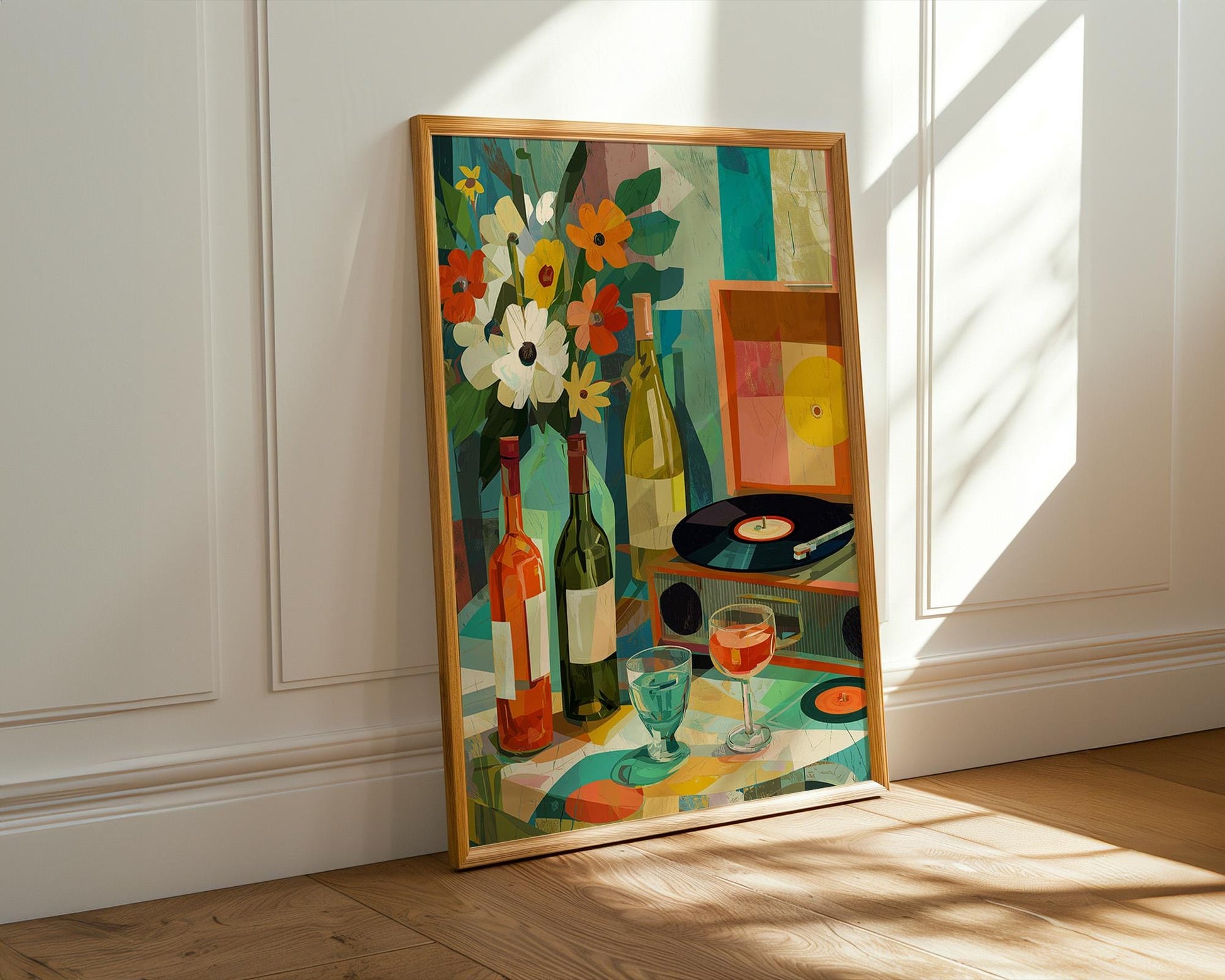 Dopamine Decor | Colorful Floral Abstract Boho Print