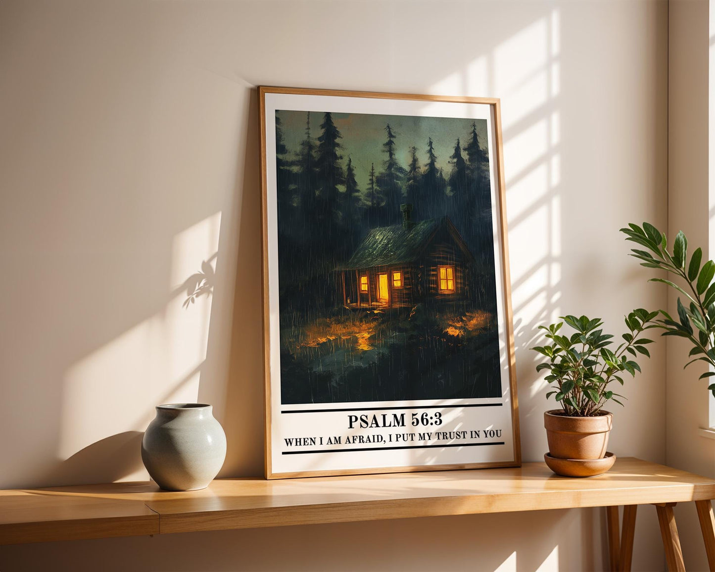 Christian Wall Art | Psalm 56:3 Print