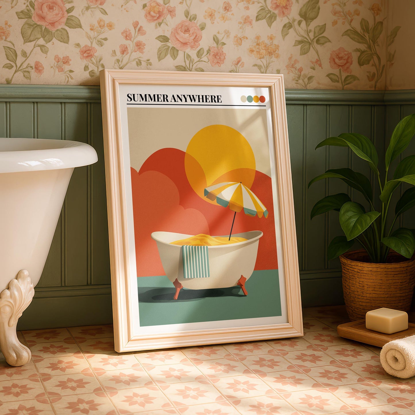 Bathroom Wall Art | Bold Dopamine Decor