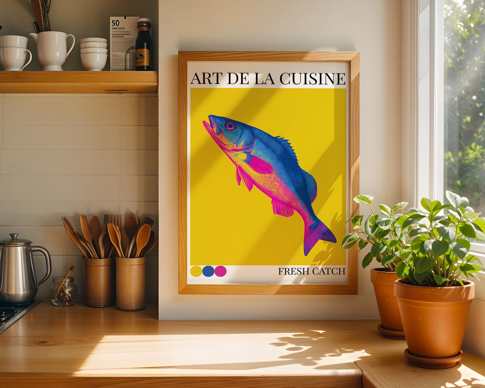 Kitchen Wall Art | Vibrant Fish Wall Poster