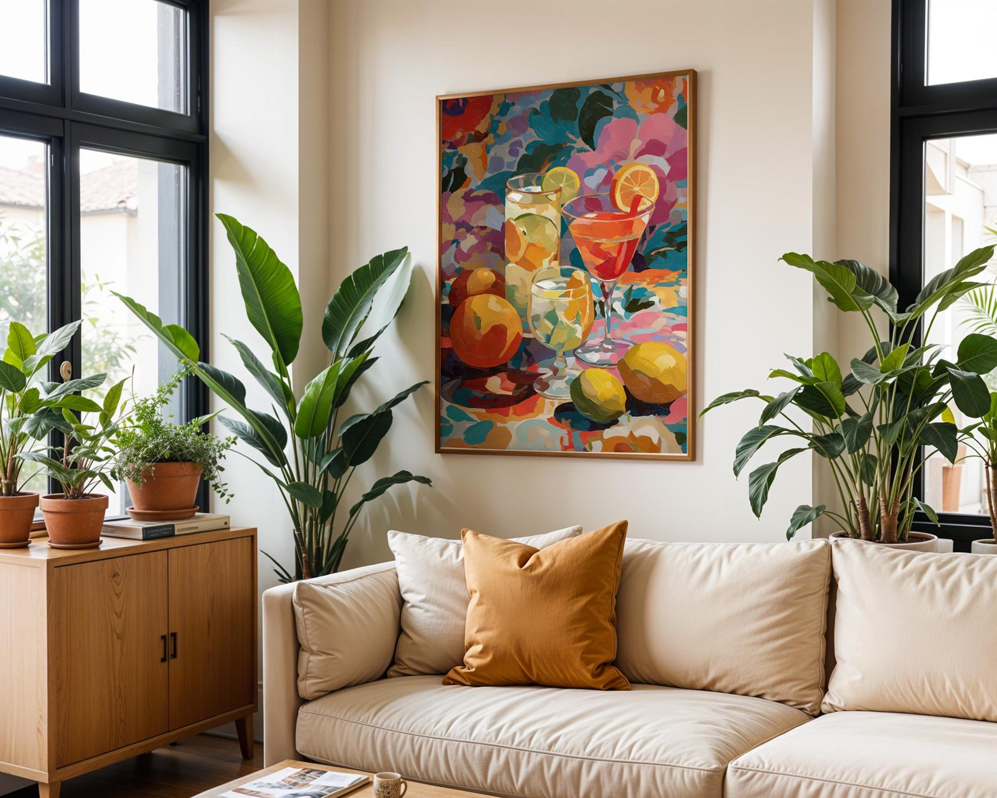 Dopamine Decor | Retro Floral Wall Art