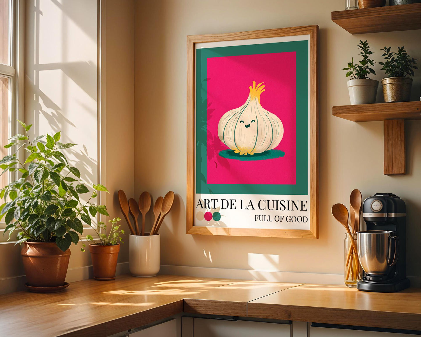 Kitchen Wall Art | Garlic Wall Art