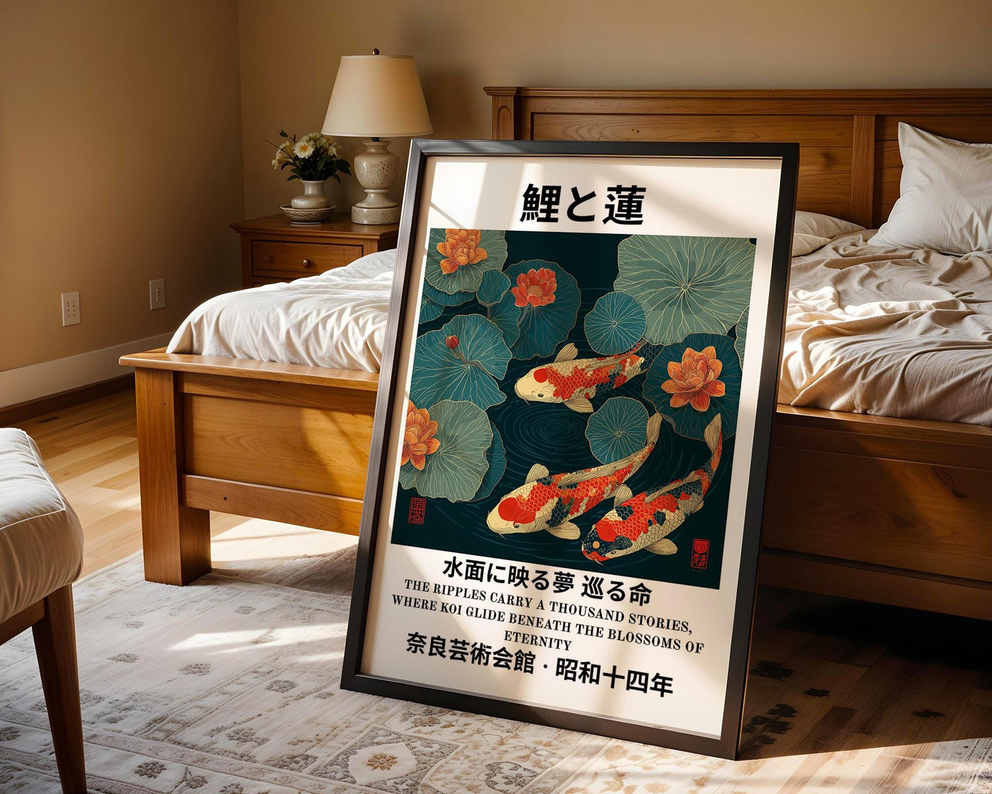 Japanese Wall Art | Japanese Koi Fish Poster