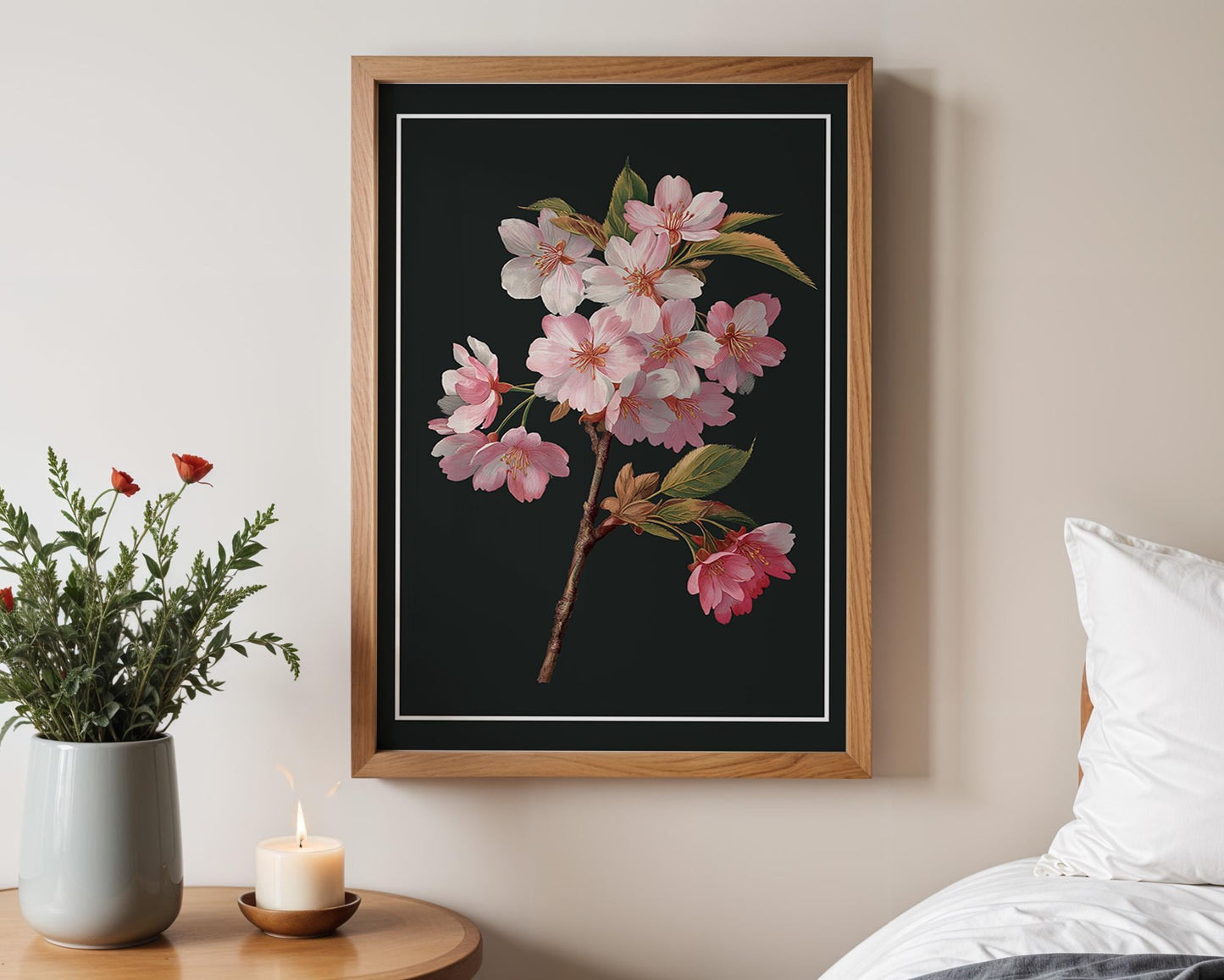 Flower Wall Decor | Modern Floral Print
