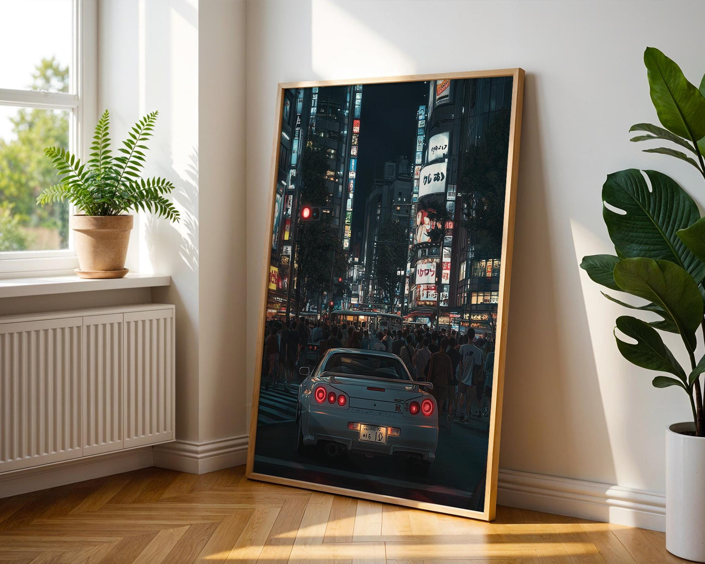 Japanese Wall Art | Tokyo Anime Car Poster