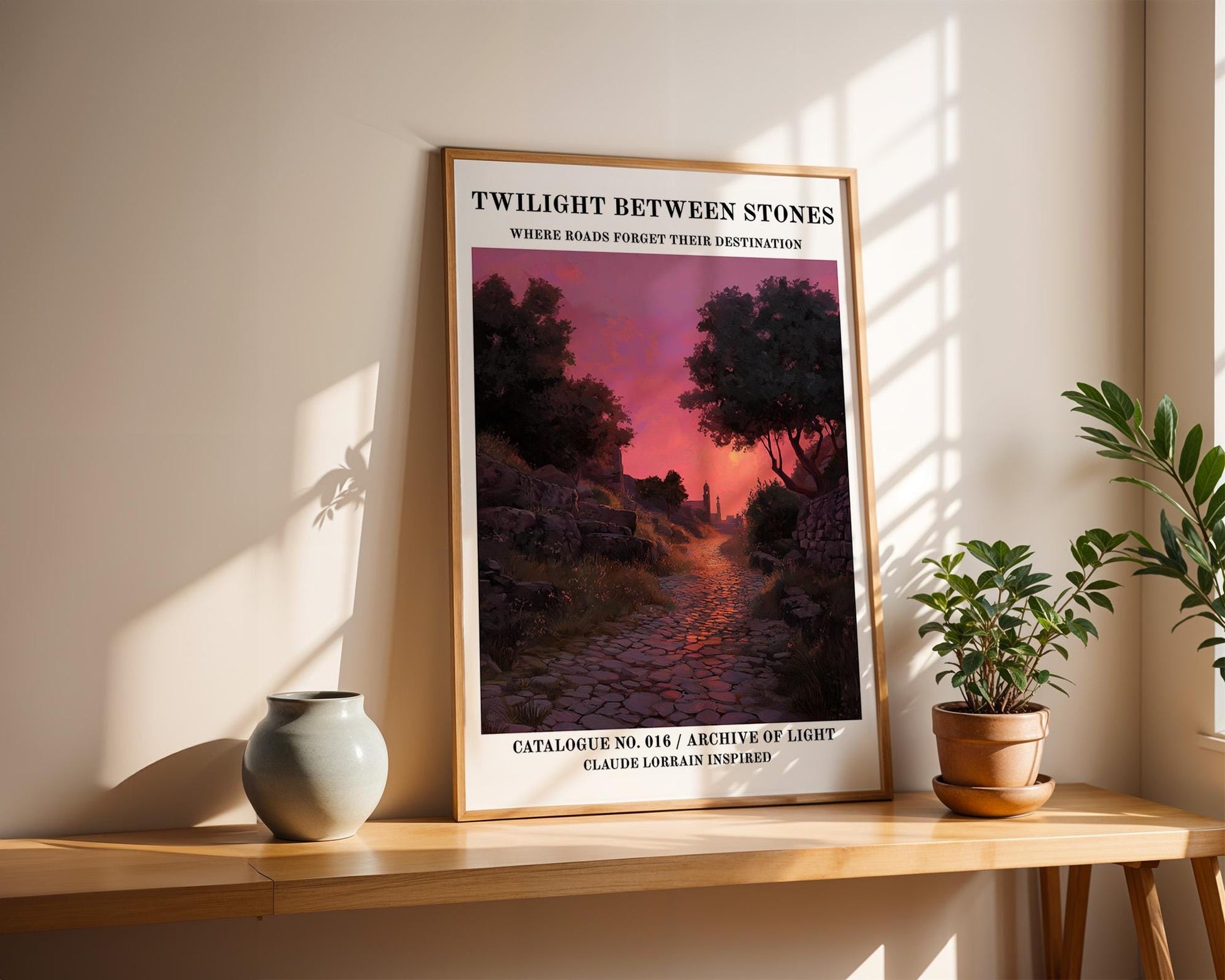 Gallery Wall Art | Claude Lorrain Inspired Poster