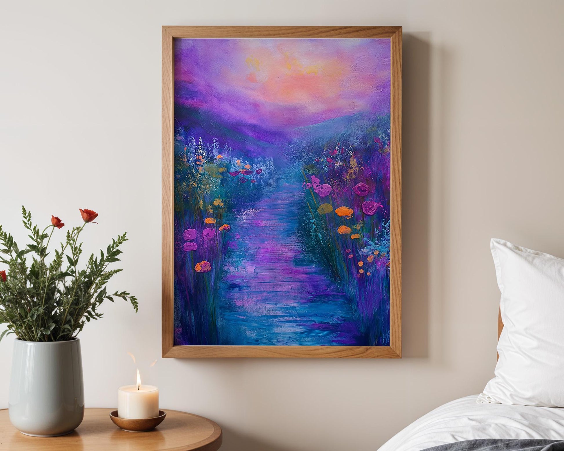 Gallery Wall Art | Wildflower River Poster