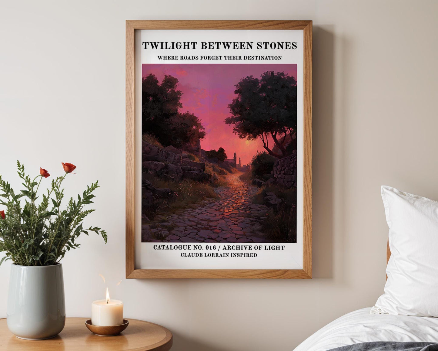 Gallery Wall Art | Claude Lorrain Inspired Poster