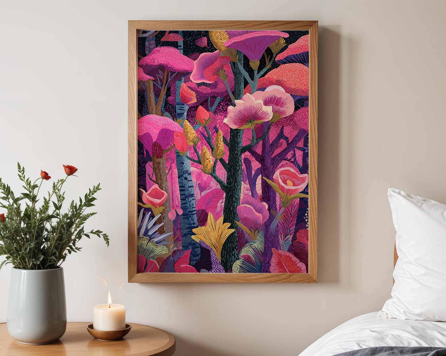 Dopamine Decor | Abstract Tropical Botanical Print