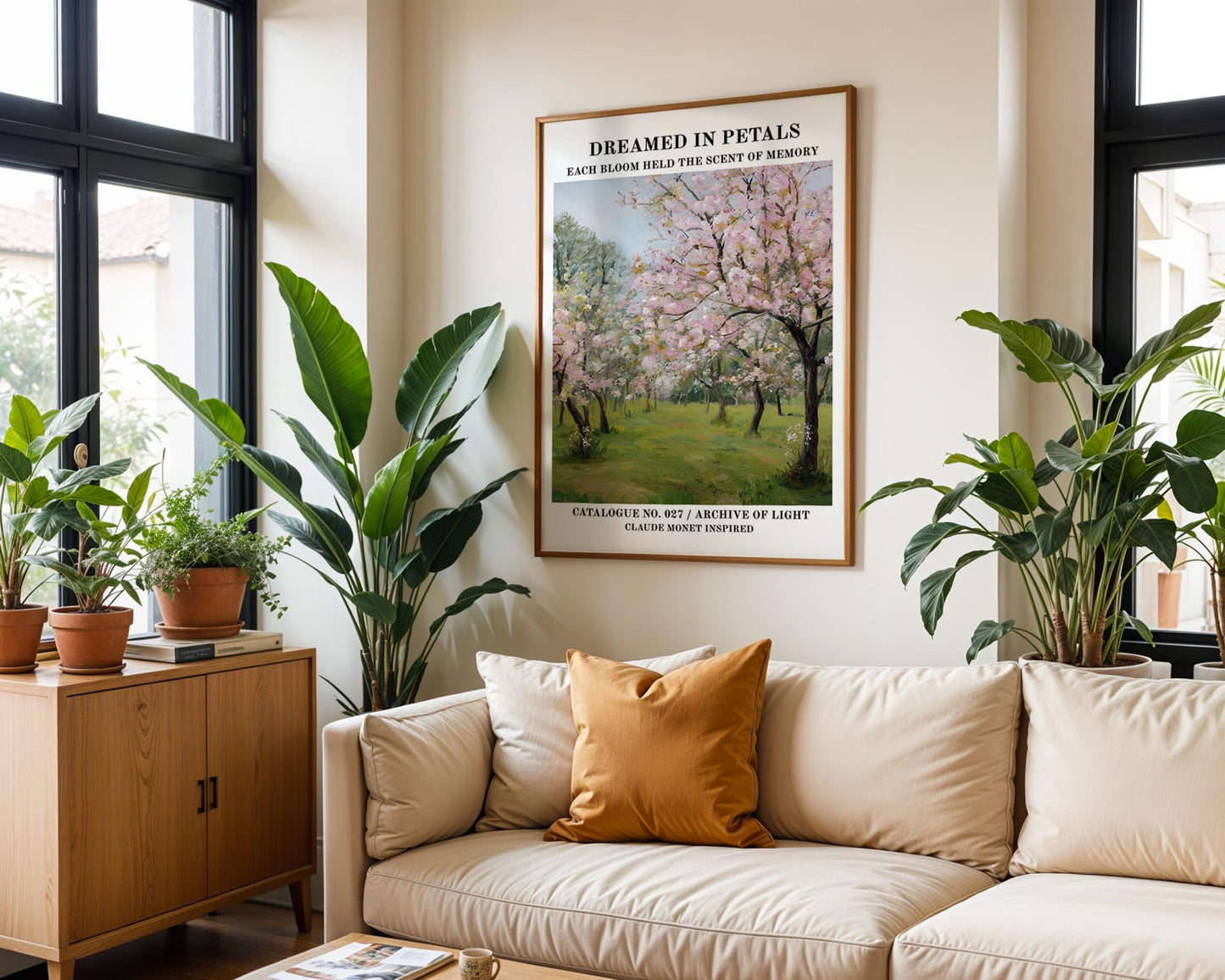 Gallery Wall Art | Monet Inspired Floral Print