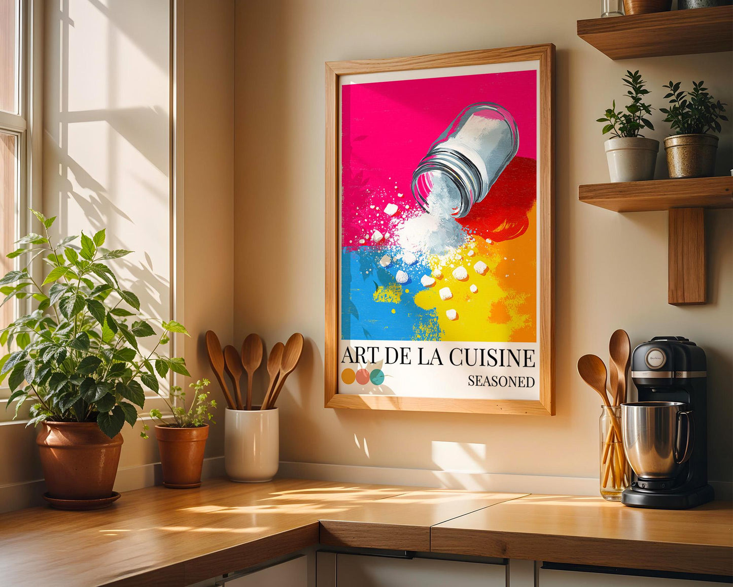 Kitchen Wall Art | Salt Seasoning Kitchen Art