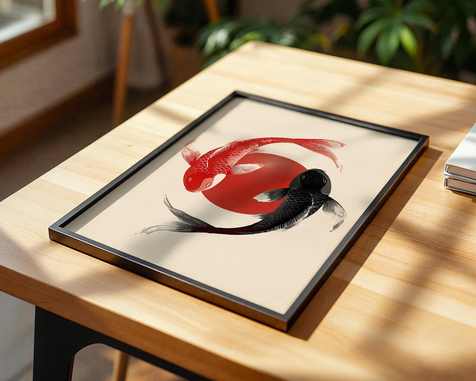 Japanese Wall Art Print | Japanese Koi Fish Poster