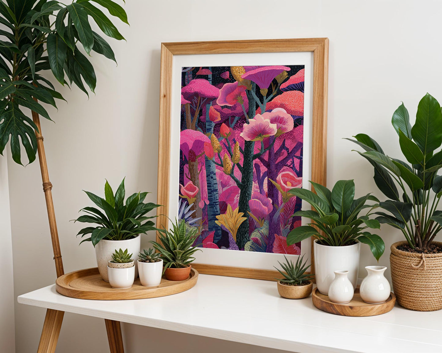 Dopamine Decor | Abstract Tropical Botanical Print