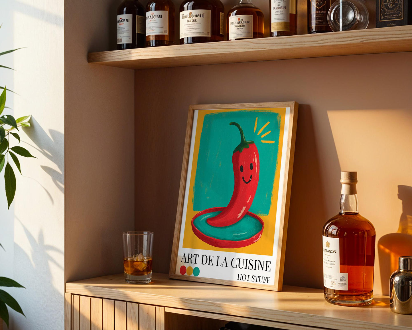 Kitchen Wall Art | Chili Dopamine Wall Art