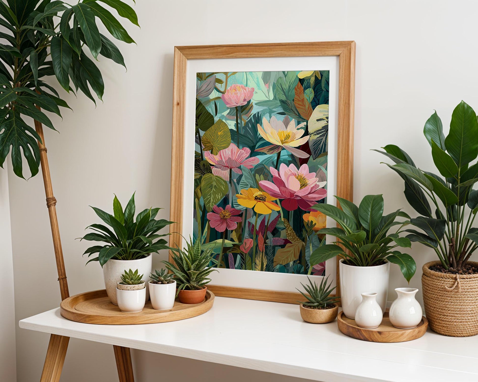 Dopamine Decor | Abstract Floral Print