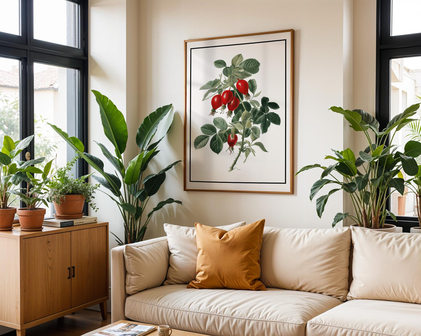 Flower Wall Decor | Modern Floral Art Print