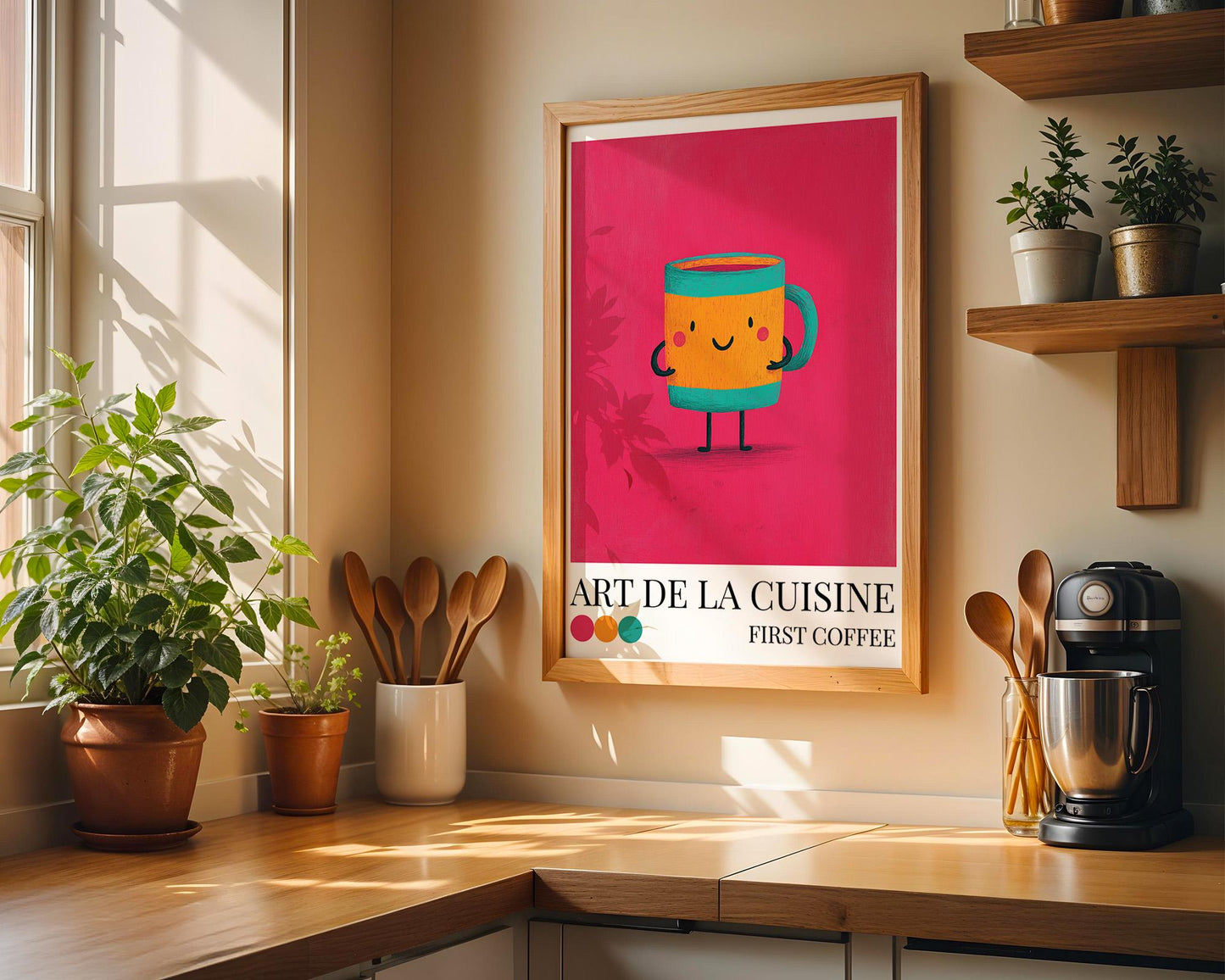 Kitchen Wall Art | Coffee Dopamine Wall Art