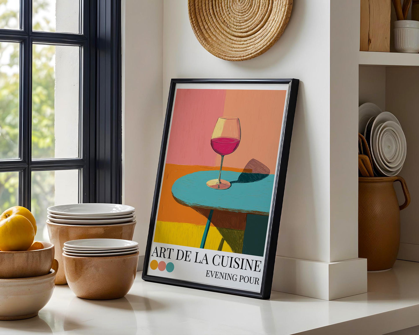 Kitchen Wall Art | Wine Wall Art Print