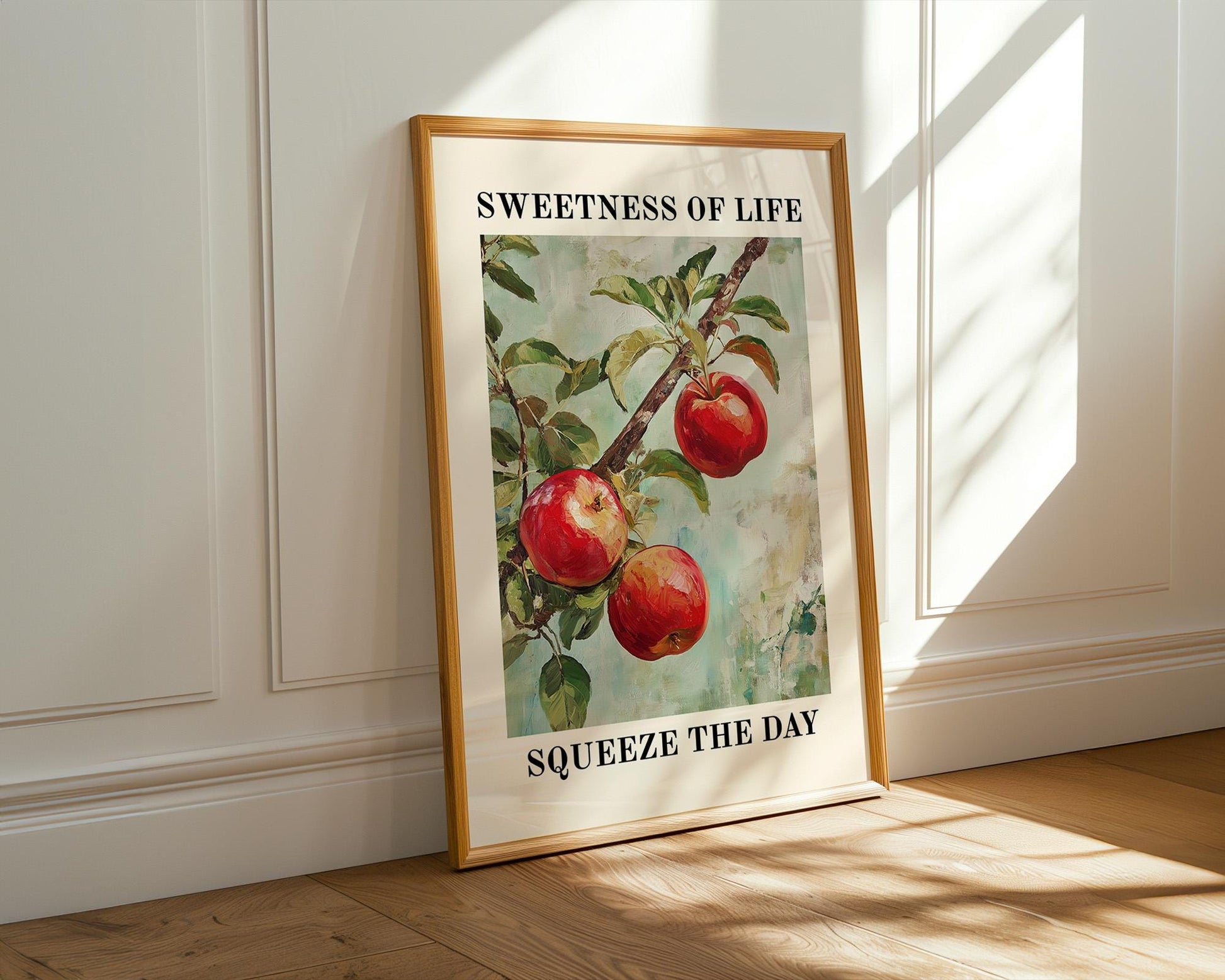 Kitchen Wall Art | Red Apple Wall Art