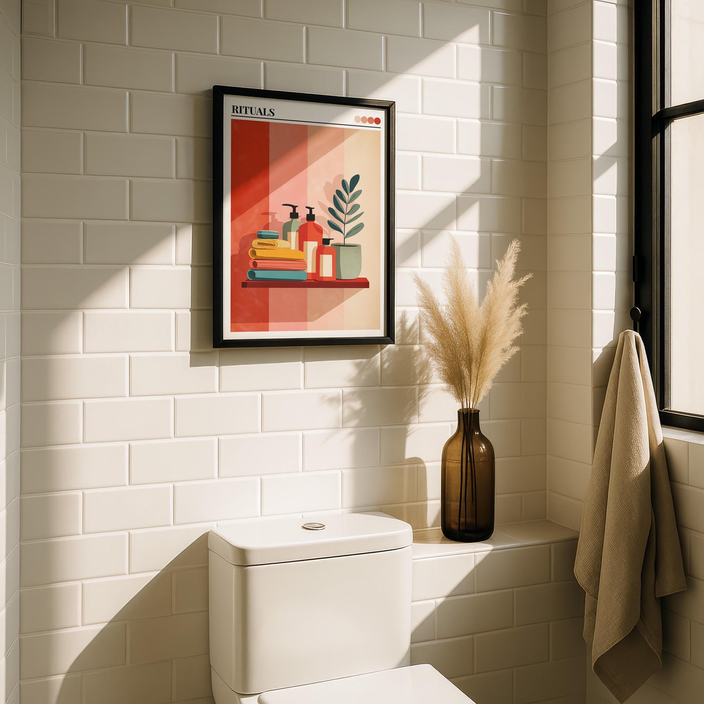 Bathroom Wall Art | Bold Maximalist Print