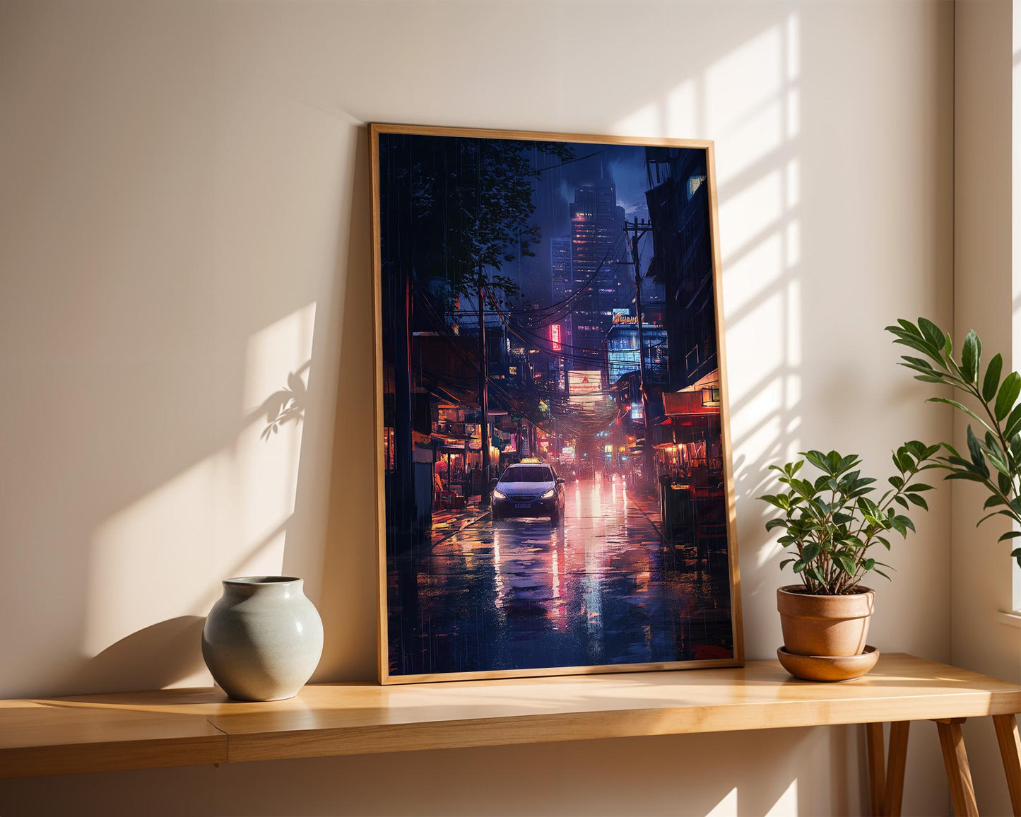 Japanese Wall Art | Japanese Cityscape Poster