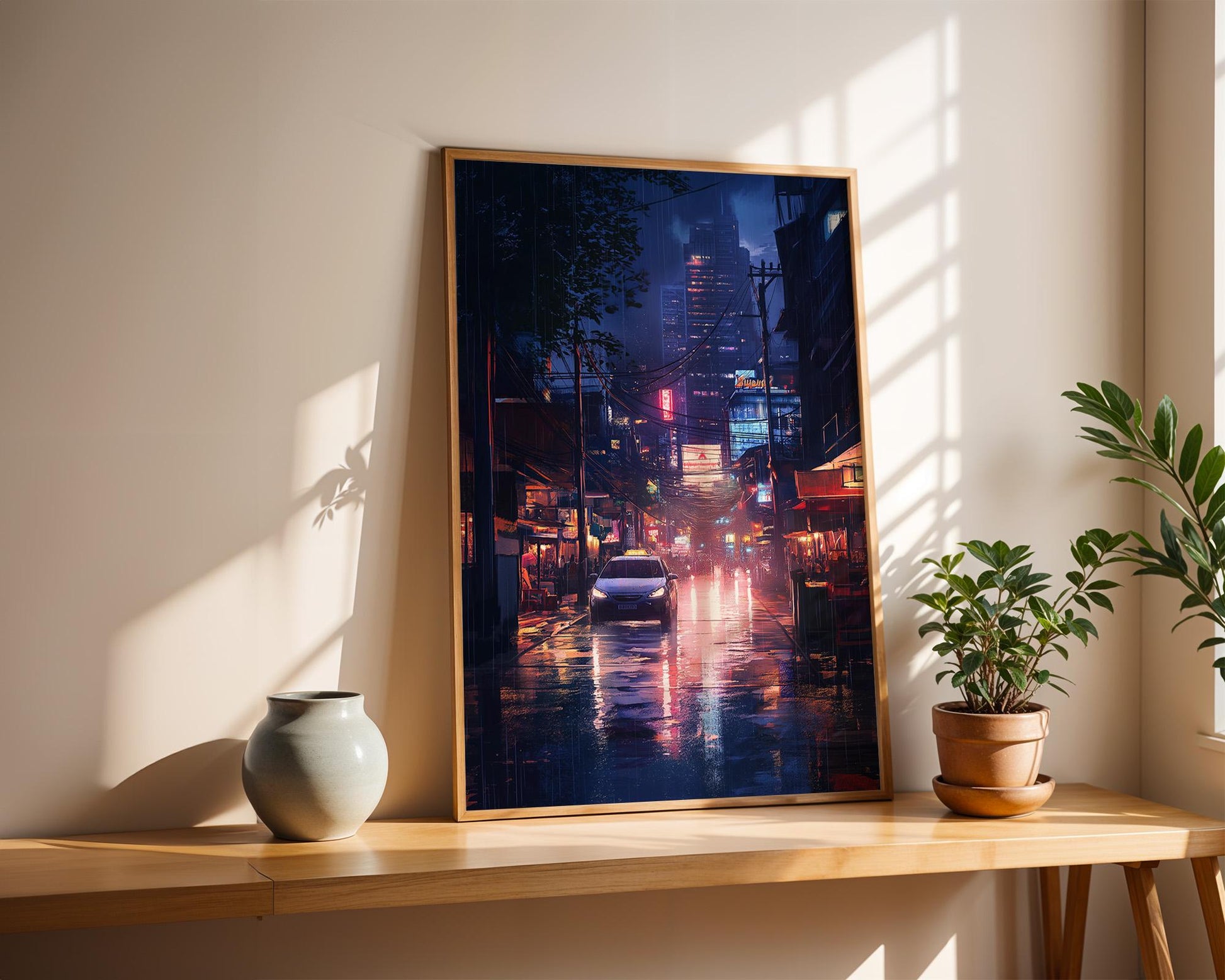 Japanese Wall Art | Japanese Cityscape Poster