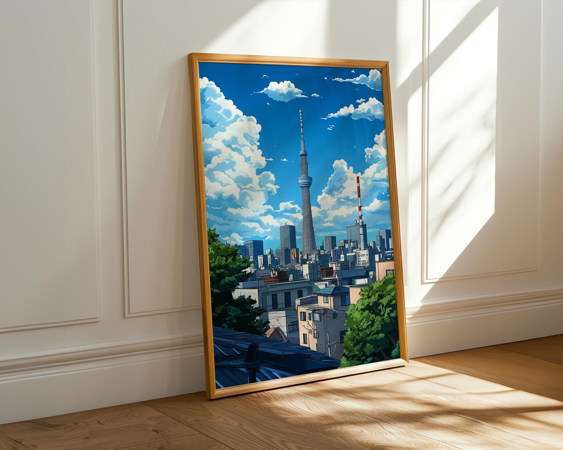 Japanese Wall Art | Tokyo Skyline Art Print