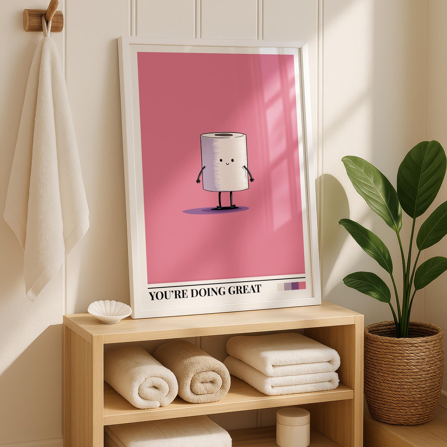 Bathroom Wall Art | Toilet Paper Wall Art