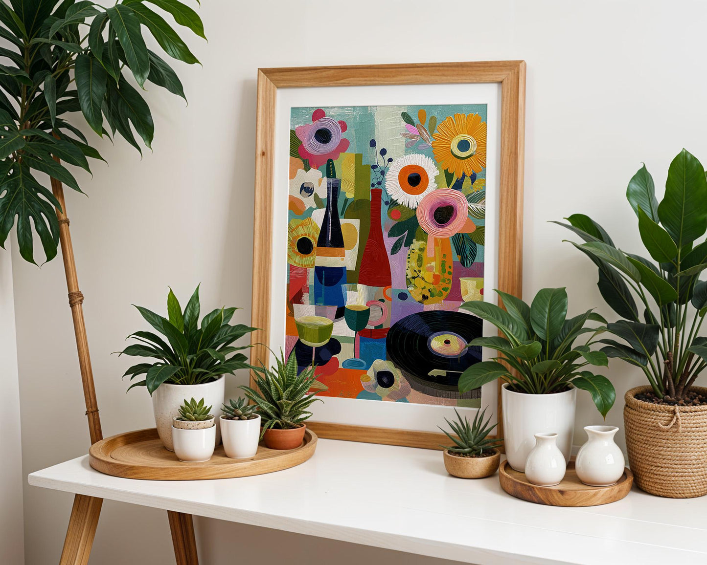 Dopamine Decor | Abstract Floral Boho Dopamine Decor