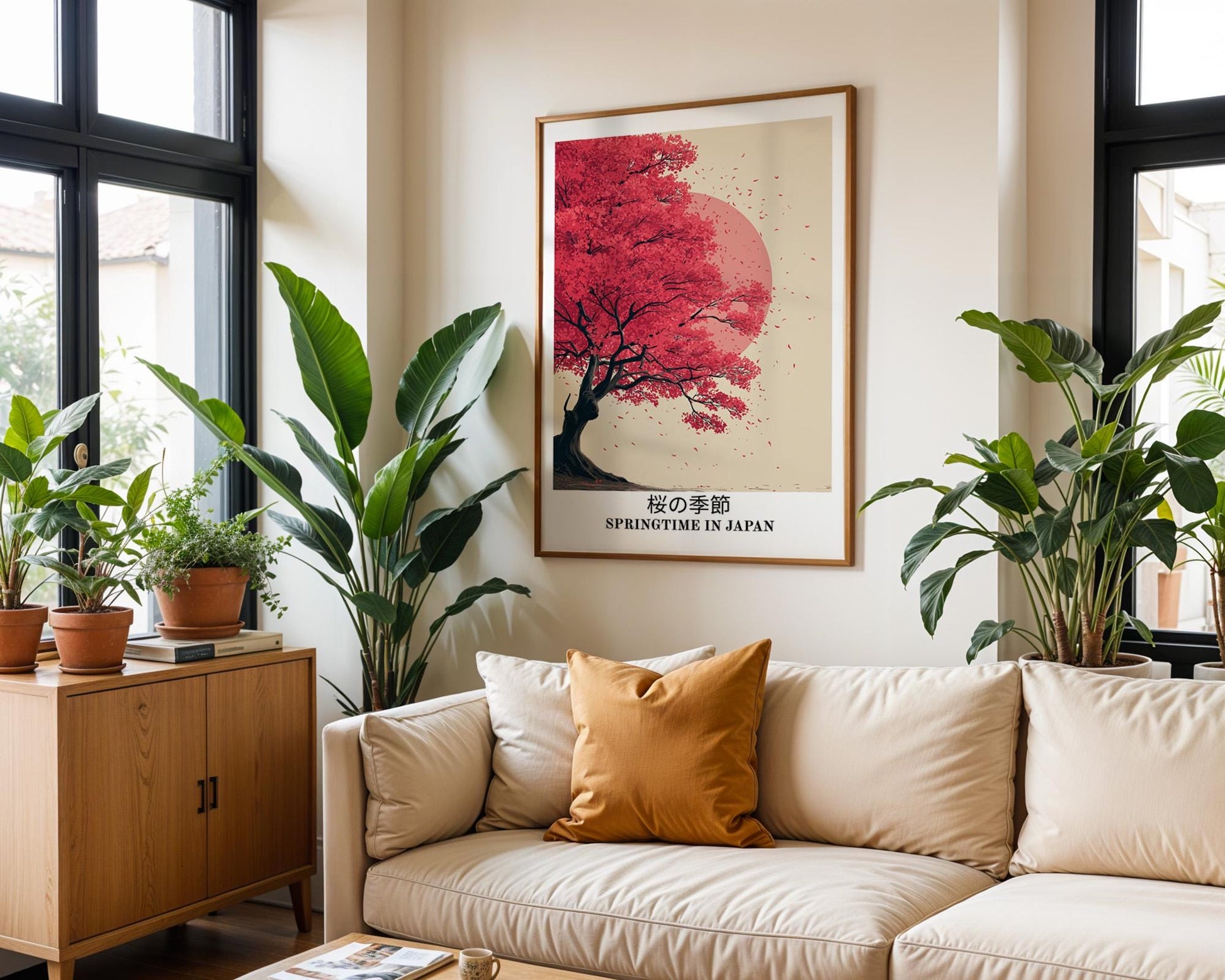 Japanese Wall Art | Japanese Sakura Wall Art