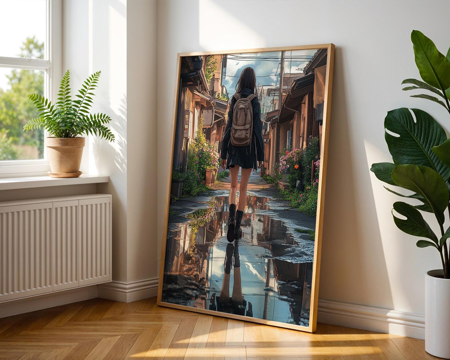 Japanese Wall Art | Anime Girl Art Print