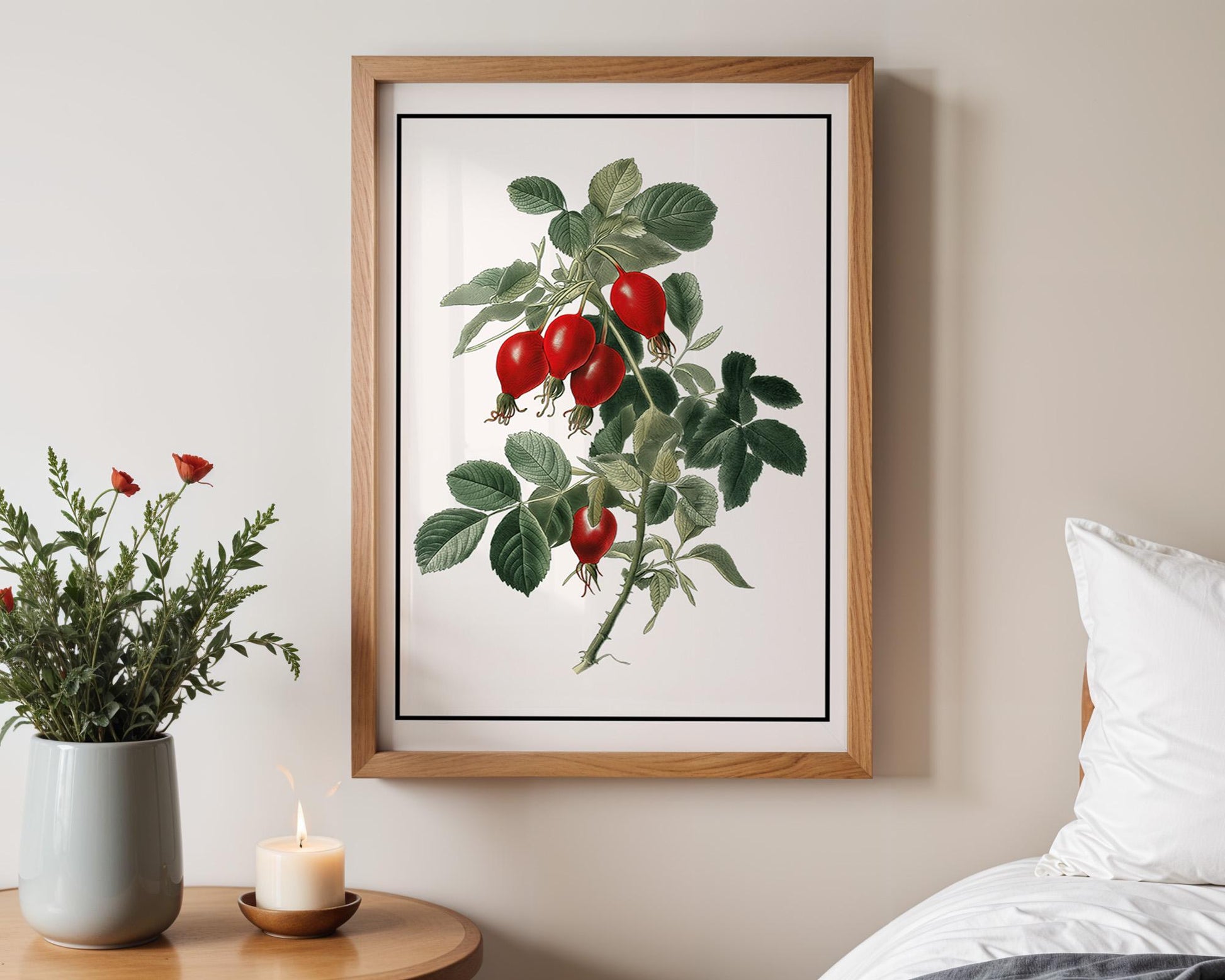 Flower Wall Decor | Modern Floral Art Print