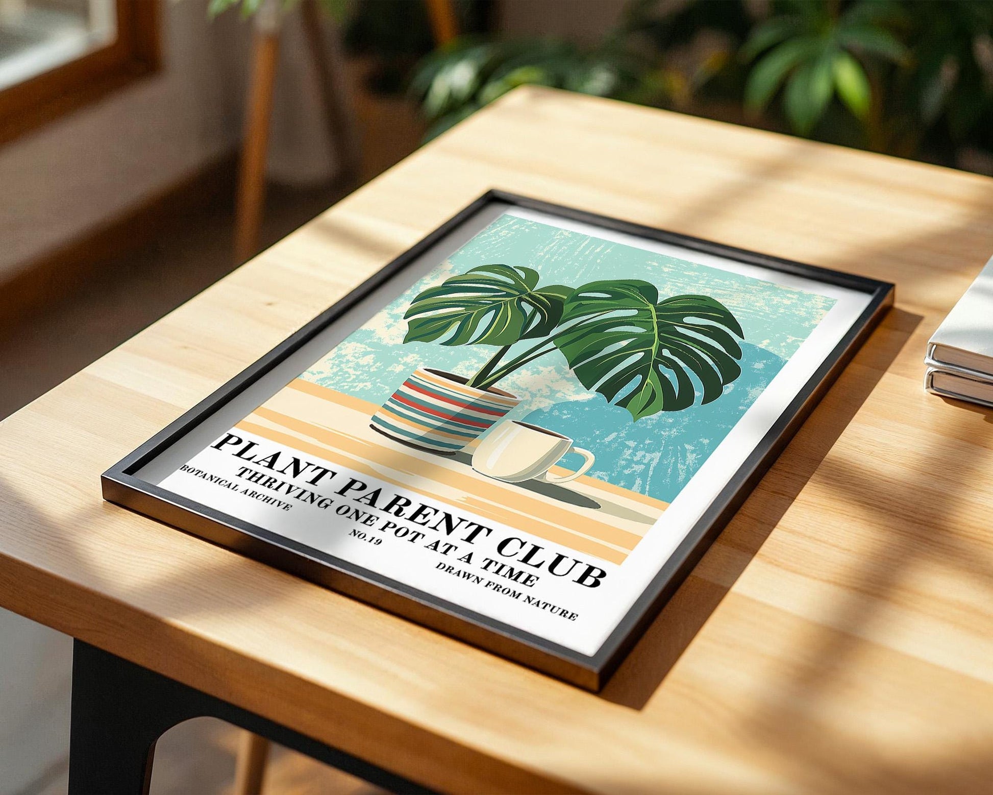 Flower Wall Decor | Monstera Plant Poster