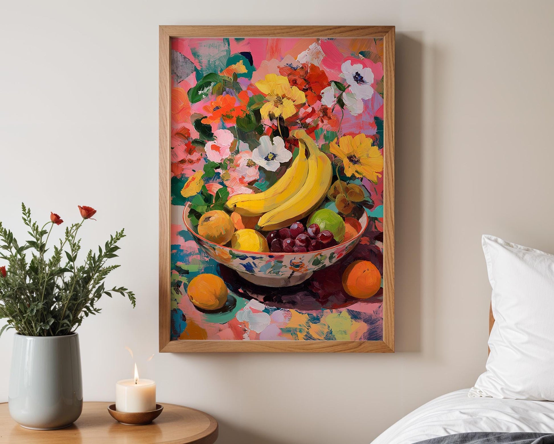 Kitchen Wall Art | Colourful Maximalist Wall Print