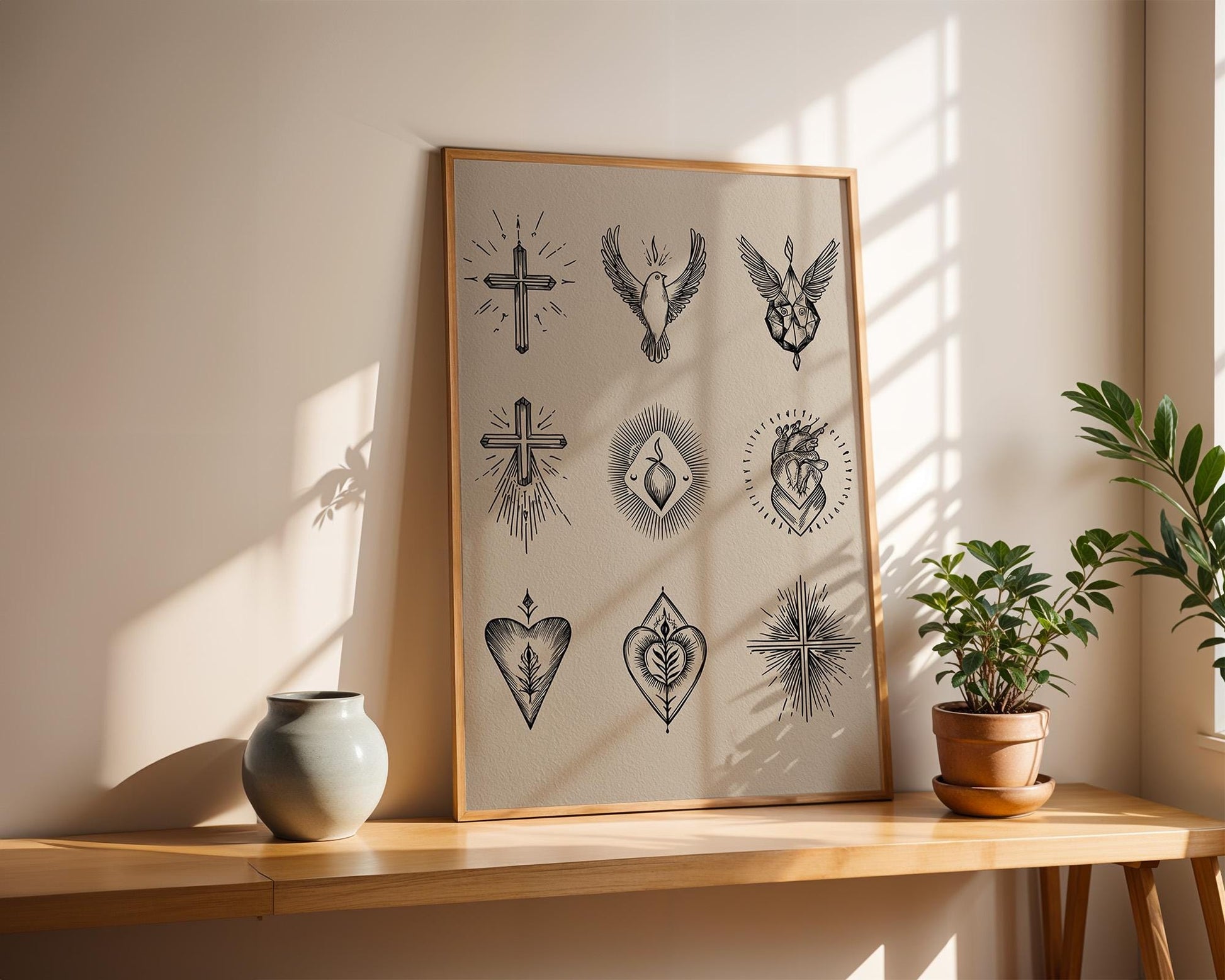 Christian Wall Art | Christian Symbol Poster