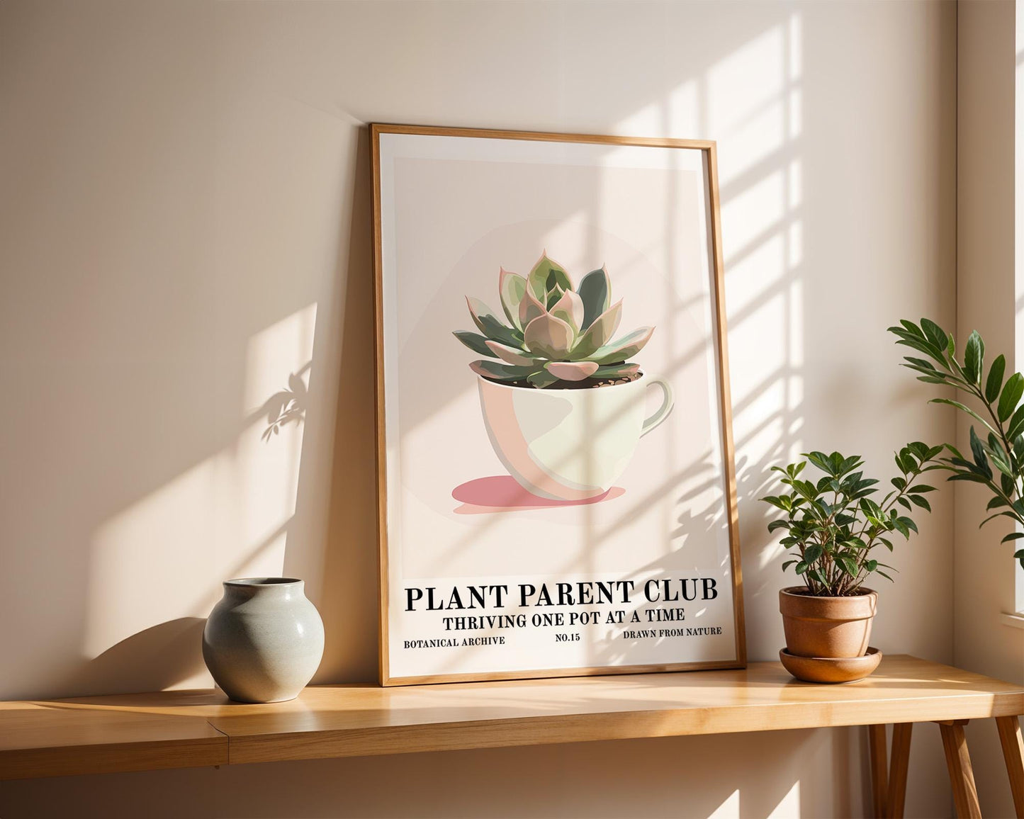 Flower Wall Decor | Minimalistic Plant Decor