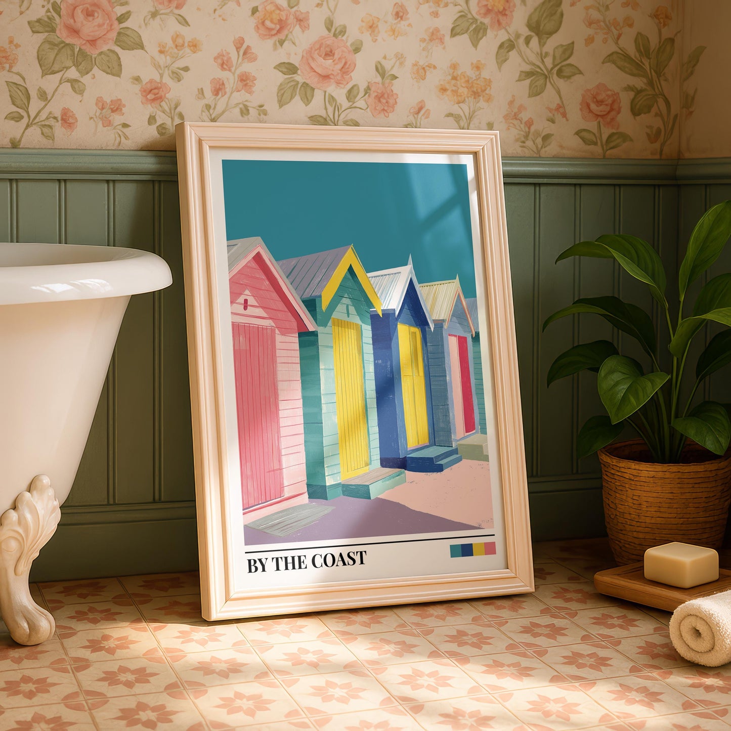 Bathroom Wall Art | Beach Hut Wall Art