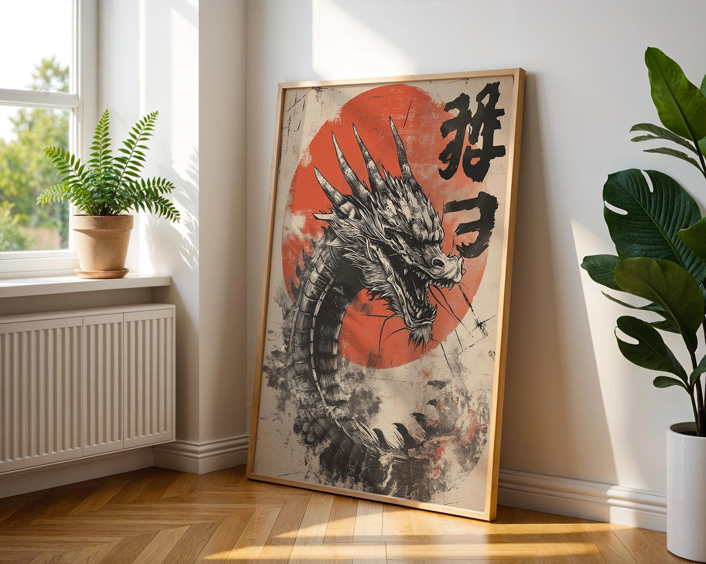 Japanese Wall Art | Japanese Dragon Art Print