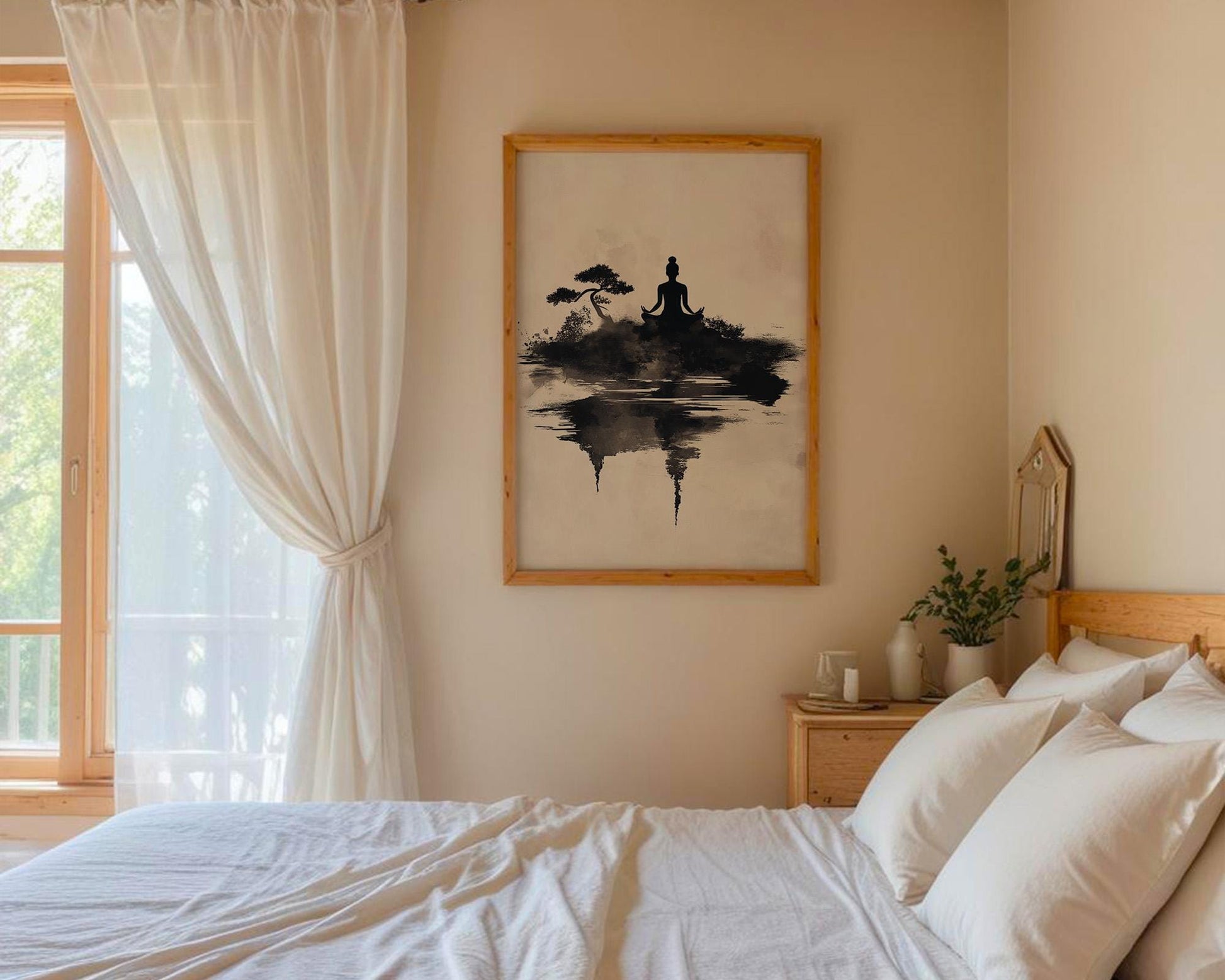Japanese Wall Art | Japanese Bonsai Zen Art