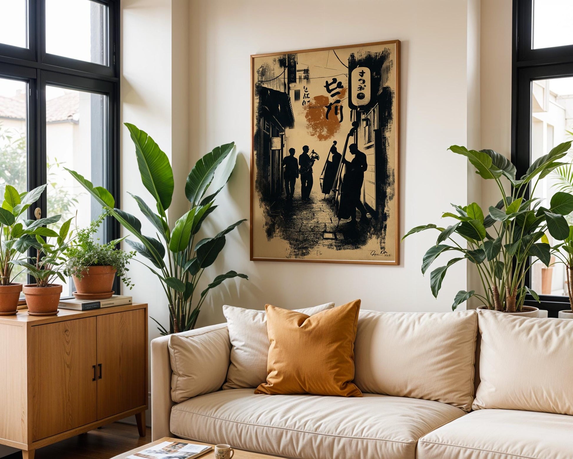 Japanese Wall Art | Japanese Jazz Art Print