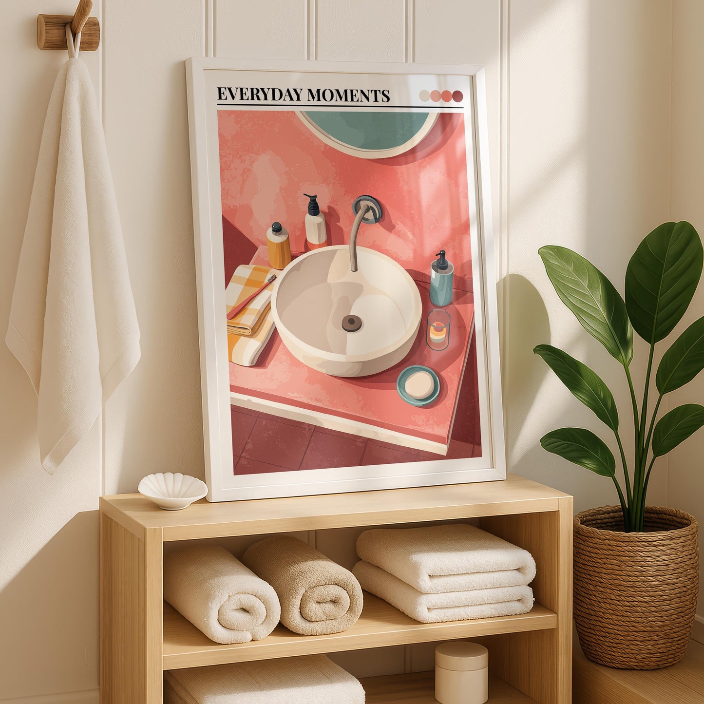 Bathroom Wall Art | Retro Bathroom Wall Art