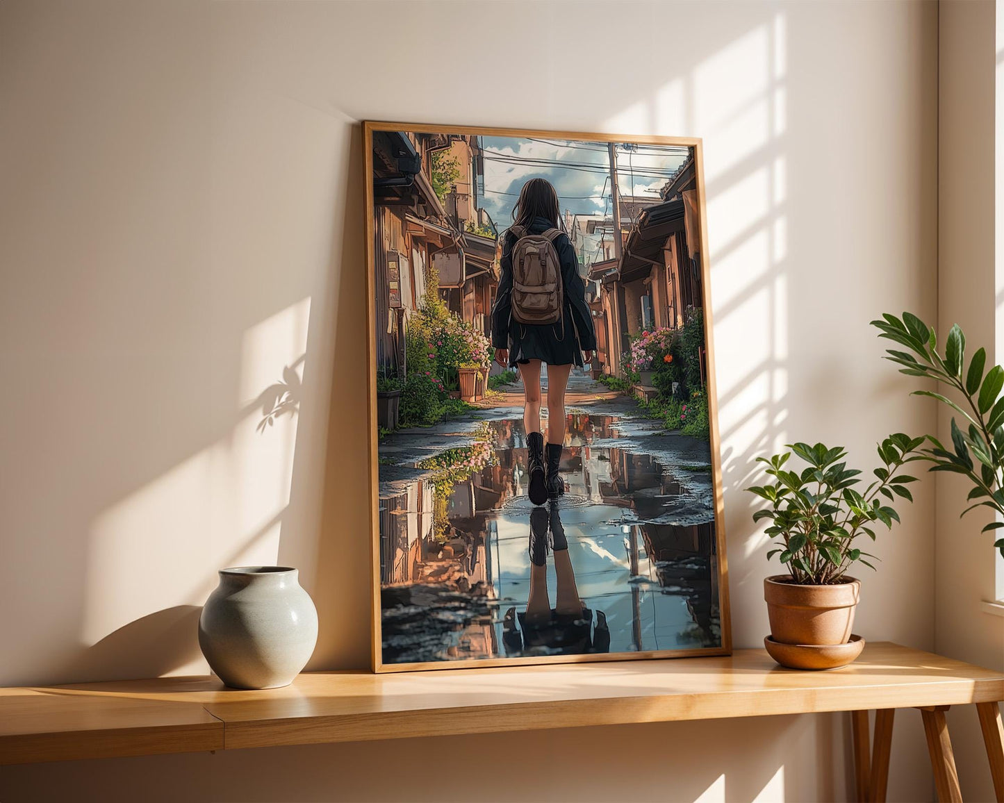Japanese Wall Art | Anime Girl Art Print