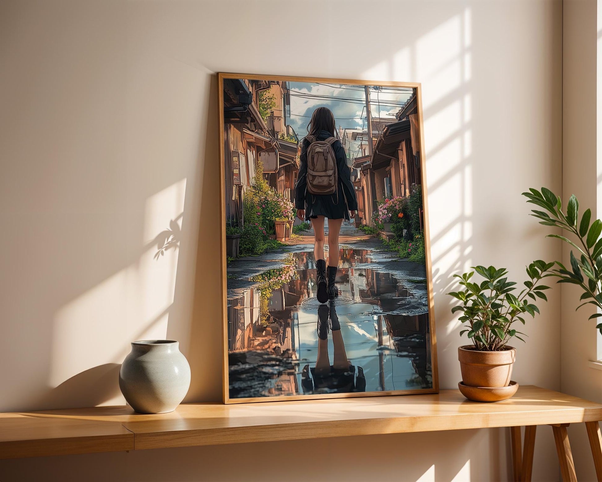 Japanese Wall Art | Anime Girl Art Print