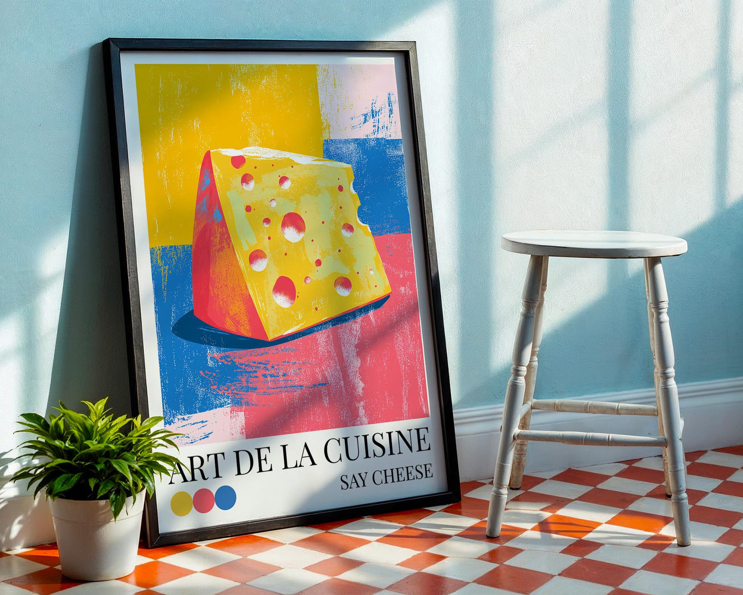 Kitchen Wall Art | Cheese Kitchen Wall Art