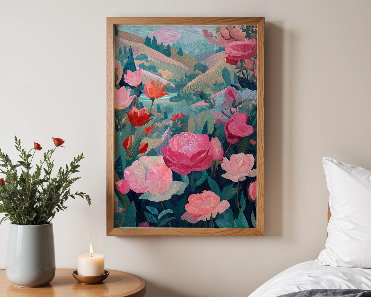 Dopamine Decor | Vibrant Abstract Garden Decor