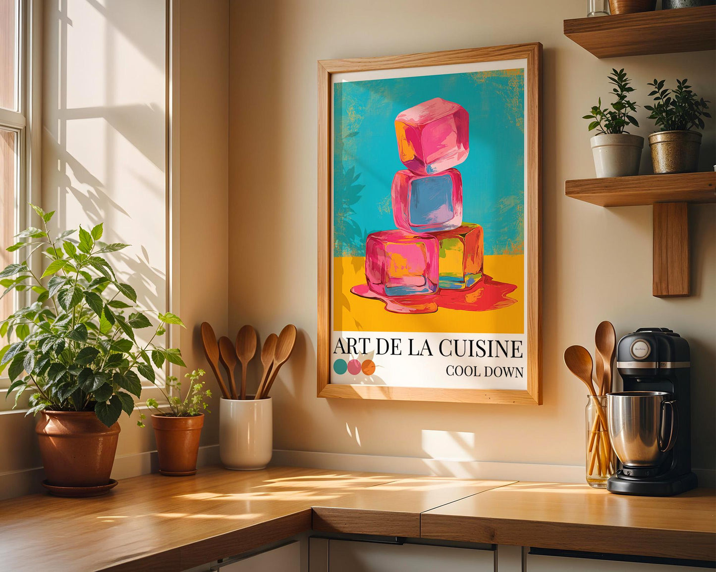 Kitchen Wall Art | Dopamine Kitchen Art