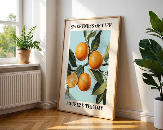 Kitchen Wall Art | Orange Tree Poster