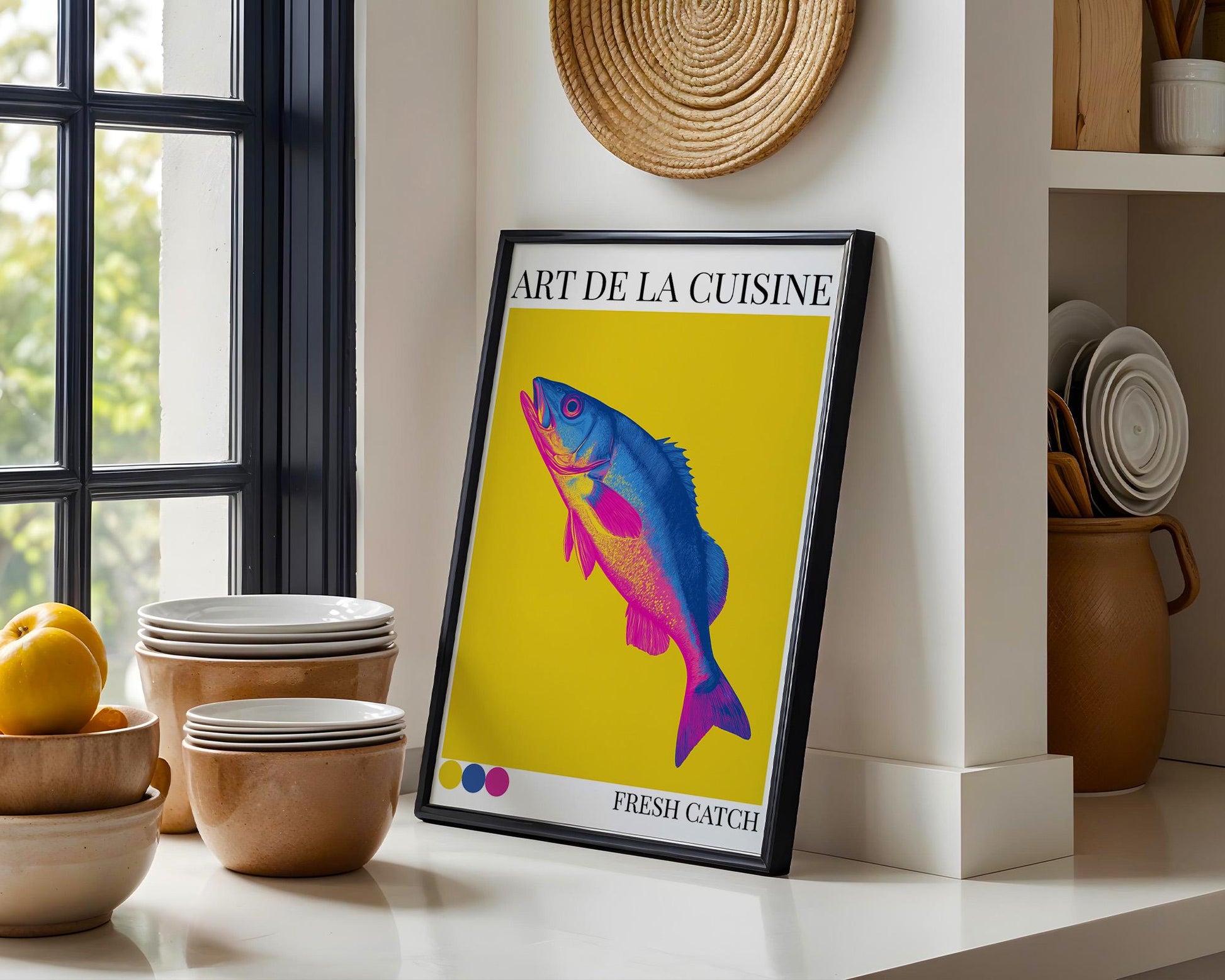Kitchen Wall Art | Vibrant Fish Wall Poster