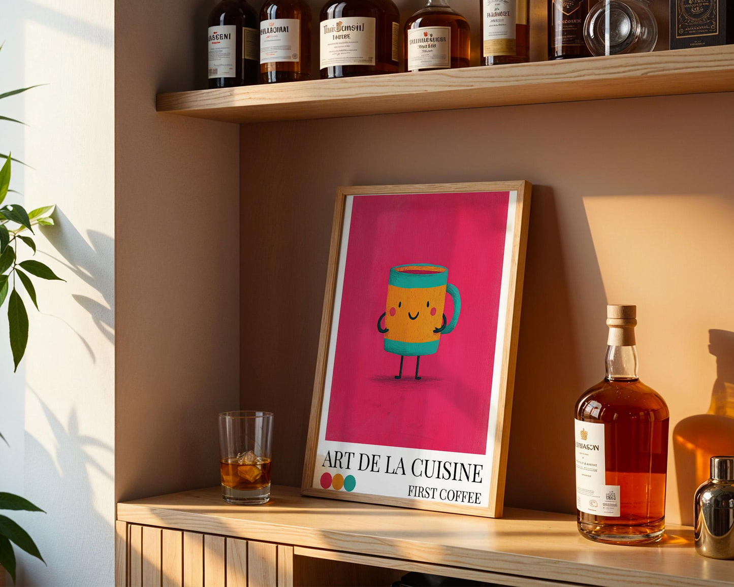 Kitchen Wall Art | Coffee Dopamine Wall Art